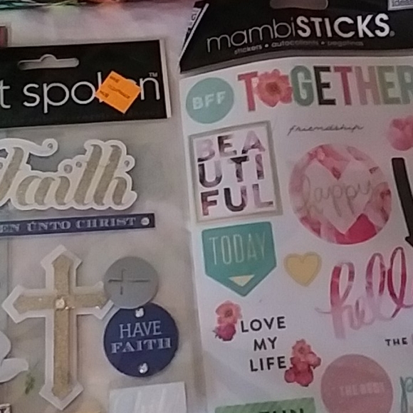 Scrapbooking faith oriented stickerse - Picture 2 of 4